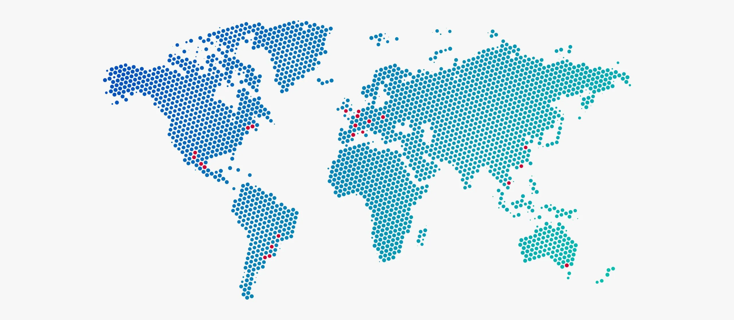 Map of VELCRO® Companies' worldwide locations in 2025